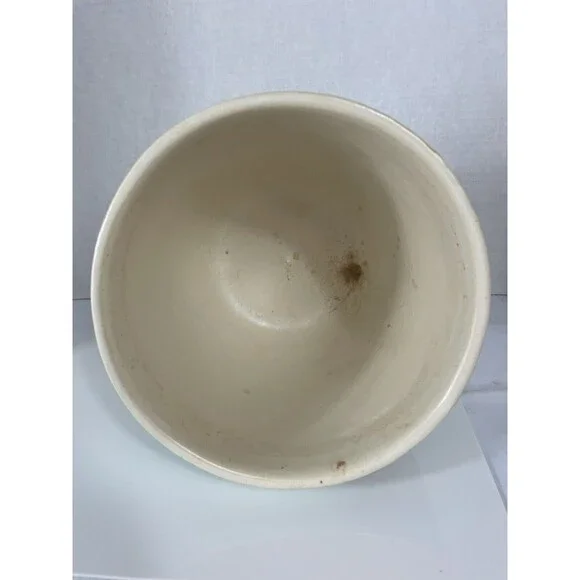 McCoy Planter Pot Pine Cone Jardiniere Blue Green Brown Vtg MCM Cottagecore - Picture 12 of 16